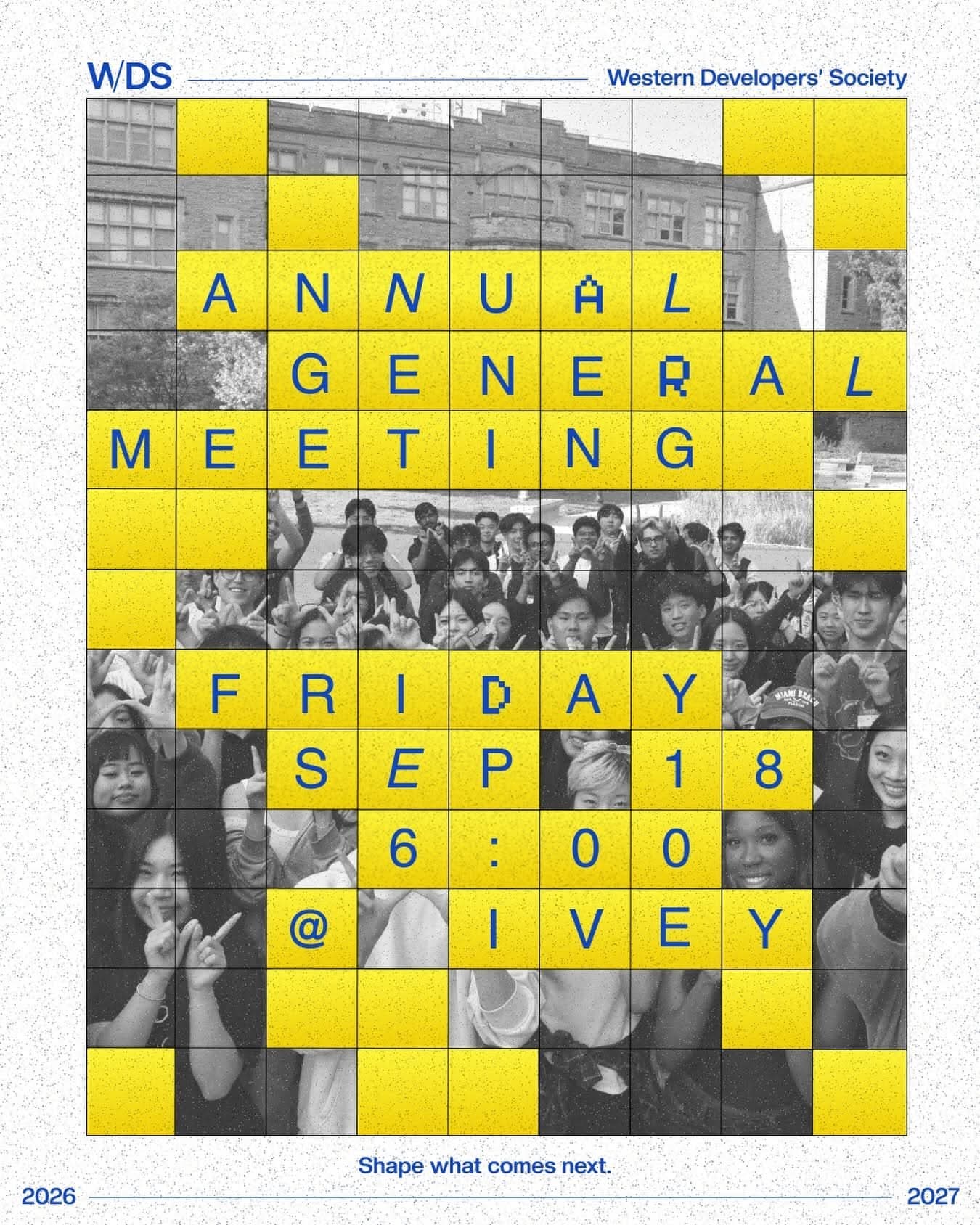 AGM - Annual General Meeting event poster