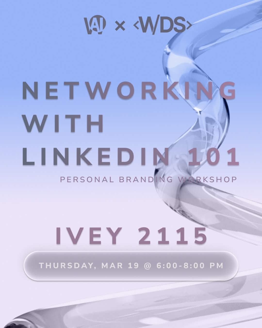 Networking with LinkedIn 101 event poster